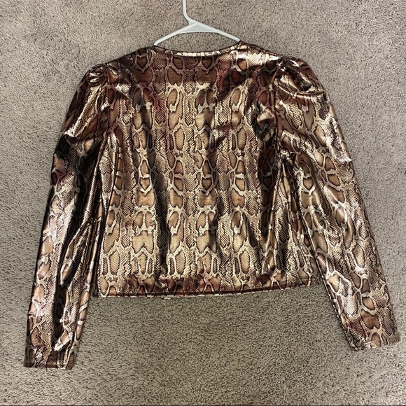 Snakeskin patterned jacket - Picture 2 of 2